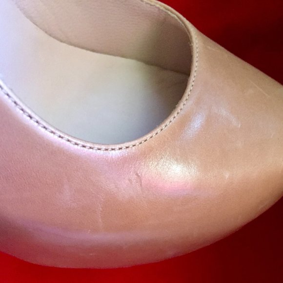 Alejandro Ingelmo Intermix Nude Camel Tan Platform High Heel Pumps Sz 36 - Picture 11 of 16